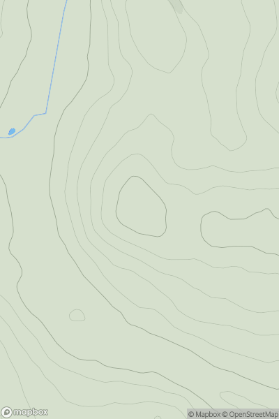 Thumbnail image for Bramblebrae showing contour plot for surrounding peak