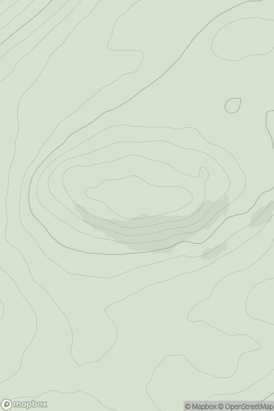 Thumbnail image for Hill of Tarvit showing contour plot for surrounding peak