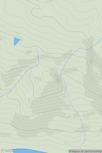 Thumbnail image for Hill of Dun showing contour plot for surrounding peak