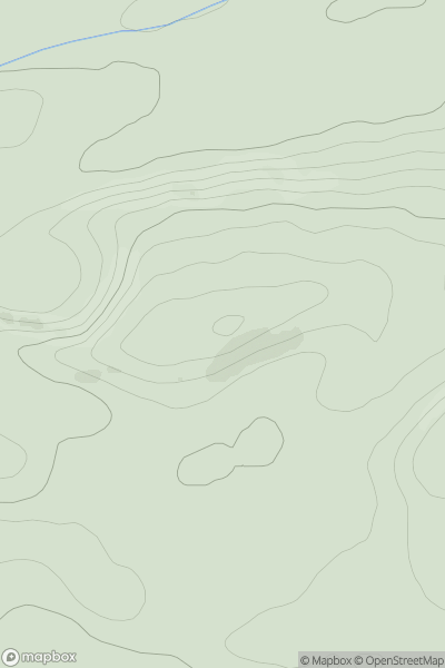 Thumbnail image for Orrock Hill showing contour plot for surrounding peak