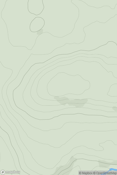 Thumbnail image for Fire Hill showing contour plot for surrounding peak