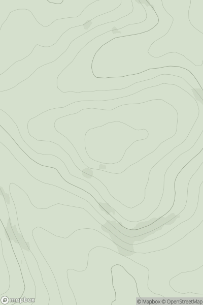 Thumbnail image for Cunnoquhie West Hill showing contour plot for surrounding peak