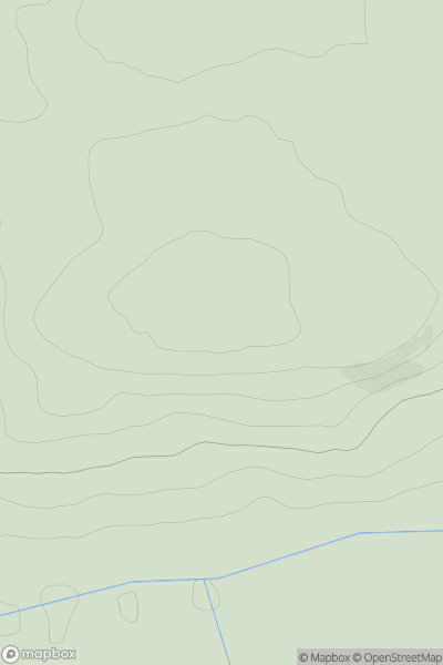 Thumbnail image for Keith Hills showing contour plot for surrounding peak