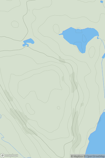 Thumbnail image for Carbeth Hill showing contour plot for surrounding peak