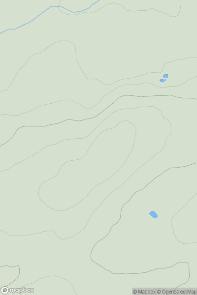 Thumbnail image for Craigbeath Hill showing contour plot for surrounding peak