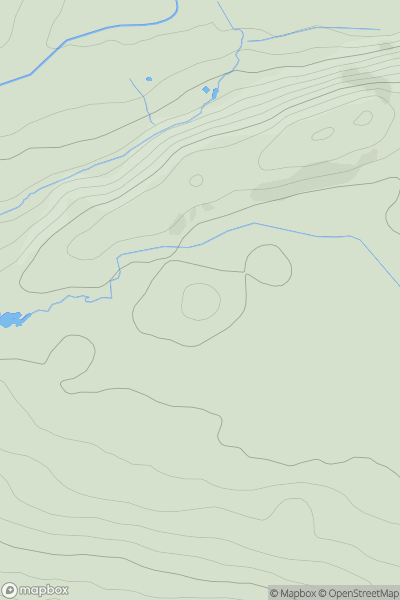 Thumbnail image for Easter Meiggar Hill showing contour plot for surrounding peak