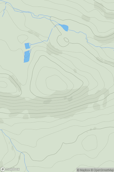 Thumbnail image for Rossie Hill showing contour plot for surrounding peak