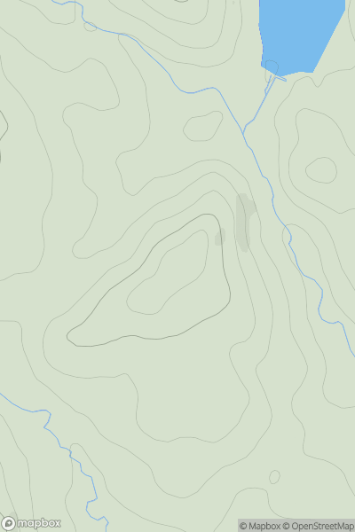 Thumbnail image for Mount Zion showing contour plot for surrounding peak