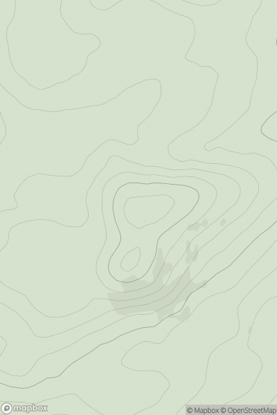 Thumbnail image for Craigfoodie Hill showing contour plot for surrounding peak