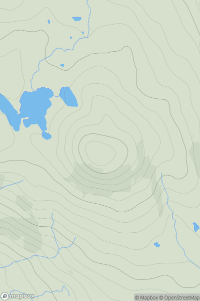 Thumbnail image for Sgaorishal showing contour plot for surrounding peak