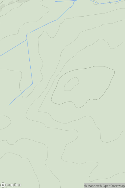 Thumbnail image for Templehall Hill showing contour plot for surrounding peak