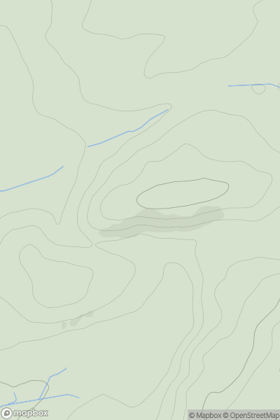 Thumbnail image for Montquey Hill showing contour plot for surrounding peak