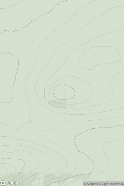 Thumbnail image for Kedlock Hill showing contour plot for surrounding peak