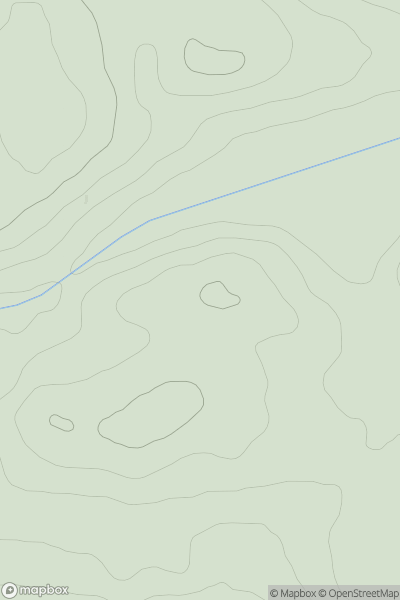 Thumbnail image for Craigsanquhar showing contour plot for surrounding peak