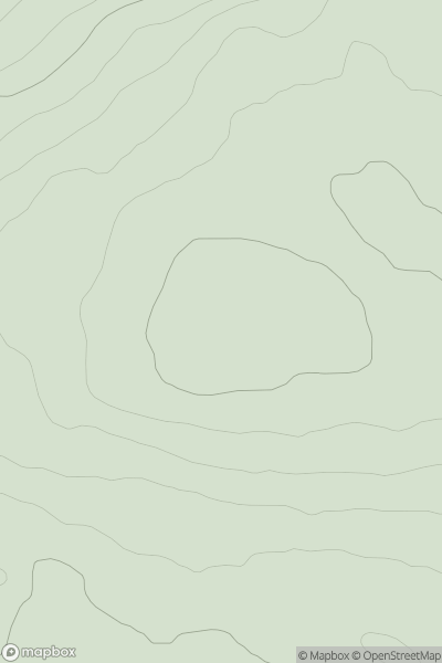 Thumbnail image for Hill of Kirkforthar showing contour plot for surrounding peak