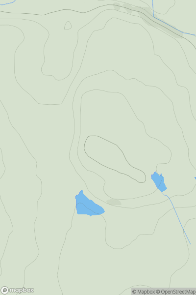 Thumbnail image for Barr Wood Hill showing contour plot for surrounding peak