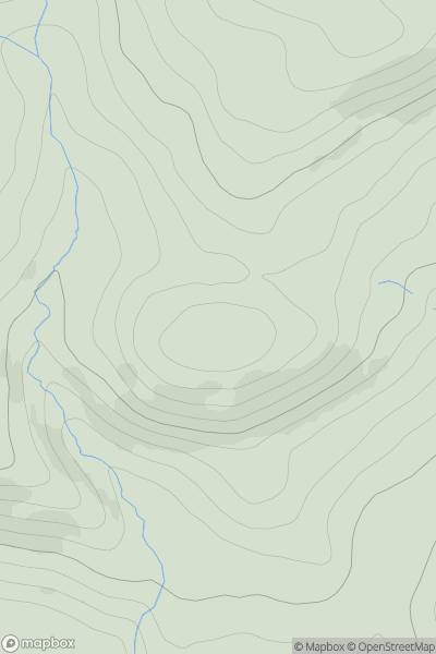 Thumbnail image for Taymount showing contour plot for surrounding peak