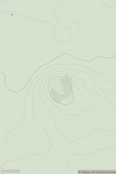 Thumbnail image for Duncryne showing contour plot for surrounding peak