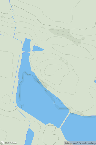Thumbnail image for Mugdock Hill showing contour plot for surrounding peak