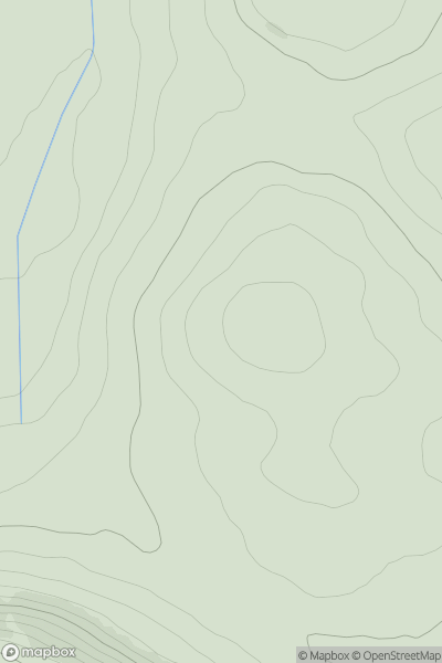Thumbnail image for Moonzie Hill showing contour plot for surrounding peak