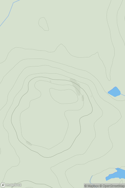 Thumbnail image for Colluthie Hill showing contour plot for surrounding peak