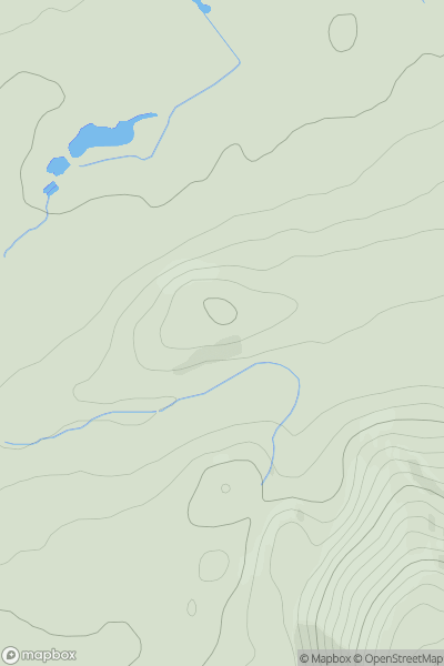 Thumbnail image for Thorney Hill showing contour plot for surrounding peak