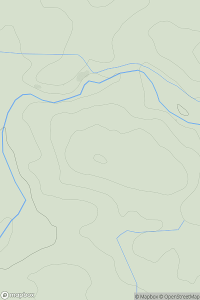 Thumbnail image for North Birkhill showing contour plot for surrounding peak