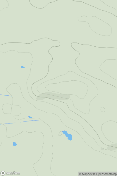 Thumbnail image for Gubber Hill showing contour plot for surrounding peak