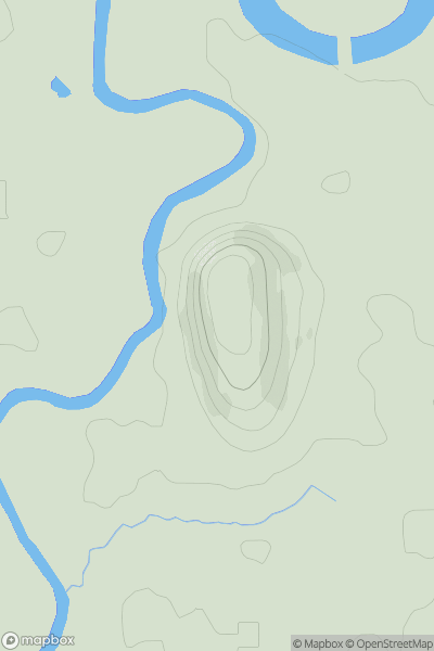 Thumbnail image for Craigforth showing contour plot for surrounding peak