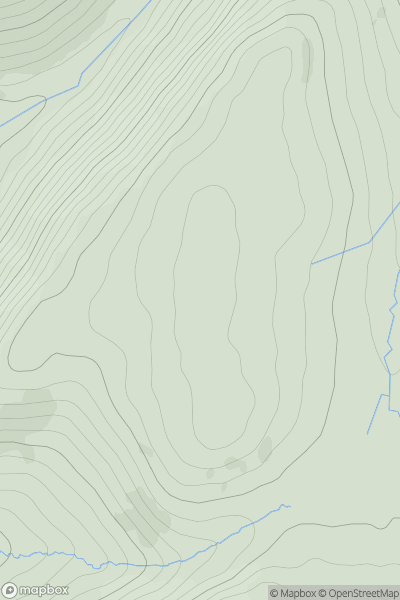 Thumbnail image for Altry Hill showing contour plot for surrounding peak