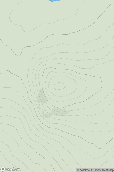 Thumbnail image for Eldrick Hill showing contour plot for surrounding peak