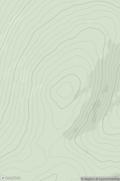 Thumbnail image for Darnaw showing contour plot for surrounding peak