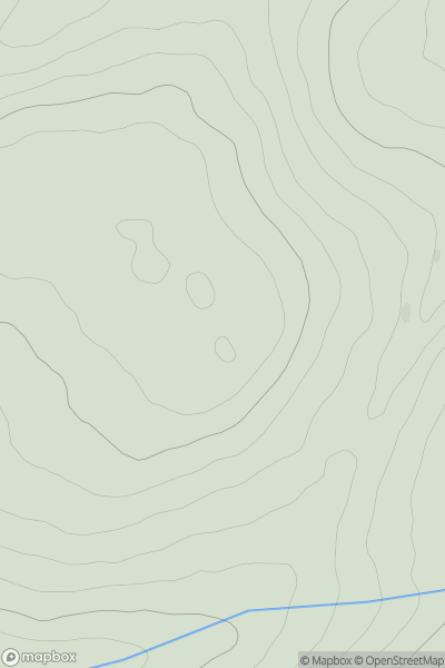 Thumbnail image for Spirebush Hill showing contour plot for surrounding peak