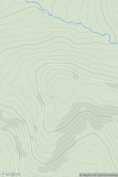 Thumbnail image for Kirriemore Hill showing contour plot for surrounding peak