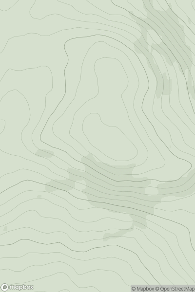 Thumbnail image for Garlick Hill showing contour plot for surrounding peak