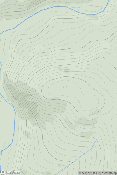 Thumbnail image for Craignorth Hill showing contour plot for surrounding peak
