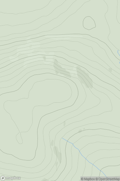 Thumbnail image for Ellershie Hill showing contour plot for surrounding peak