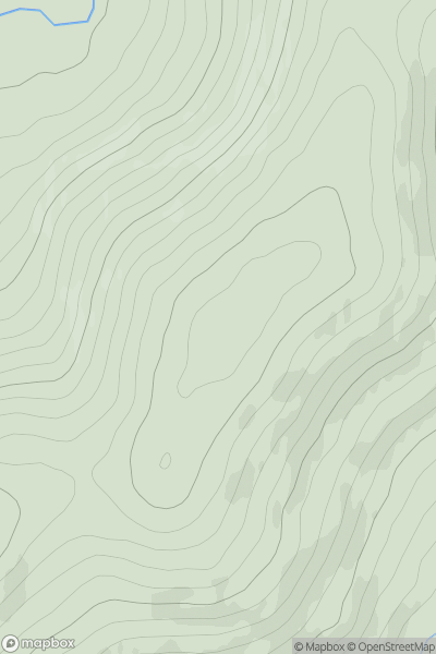 Thumbnail image for Fagyad Hill showing contour plot for surrounding peak