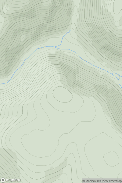 Thumbnail image for Meikle Snout showing contour plot for surrounding peak