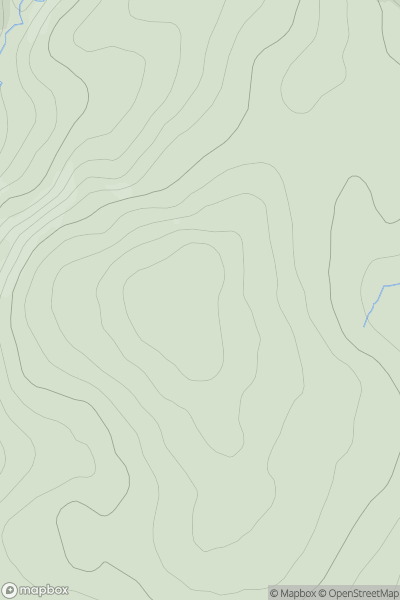 Thumbnail image for Pumro Fell showing contour plot for surrounding peak