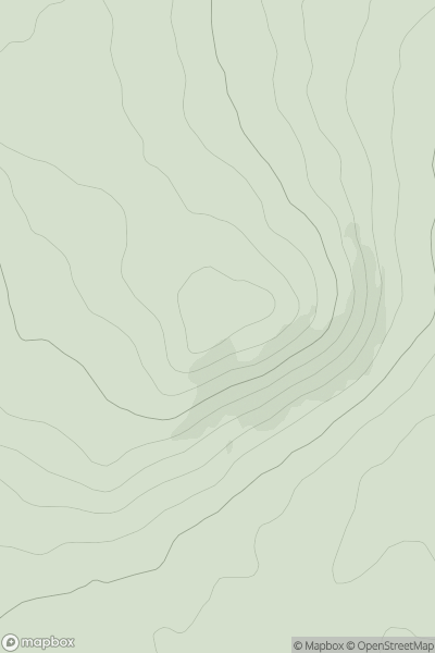 Thumbnail image for Auchensaugh Hill showing contour plot for surrounding peak
