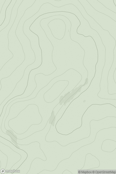 Thumbnail image for Tairlaw Hill showing contour plot for surrounding peak
