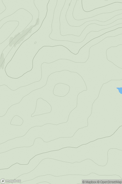 Thumbnail image for Tairlaw Hill South Top showing contour plot for surrounding peak