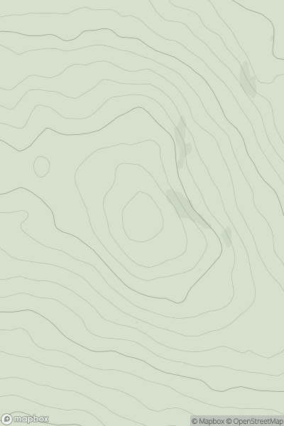 Thumbnail image for Gairy Craig showing contour plot for surrounding peak