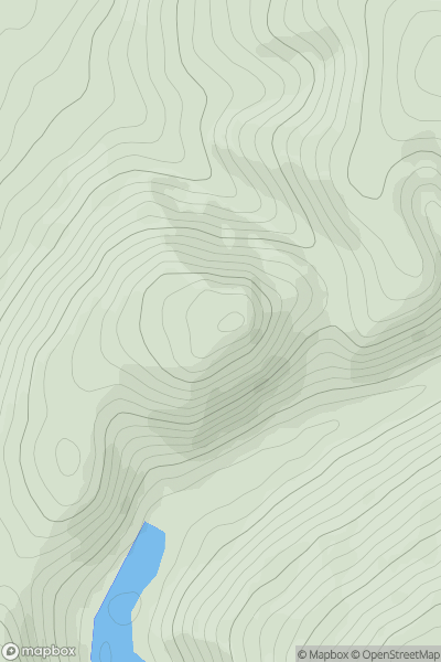 Thumbnail image for East Morton Hill showing contour plot for surrounding peak