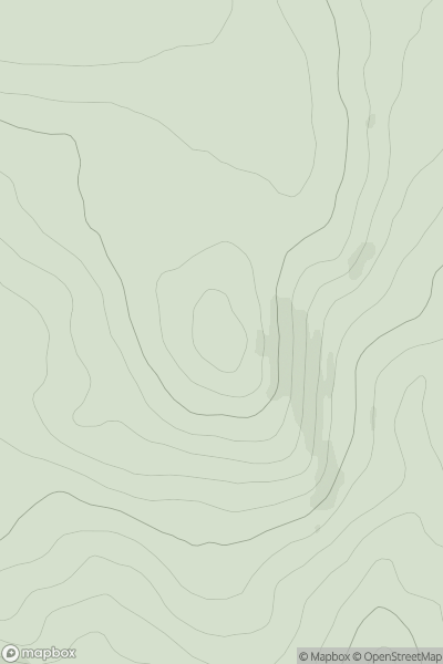 Thumbnail image for Doughty Hill showing contour plot for surrounding peak