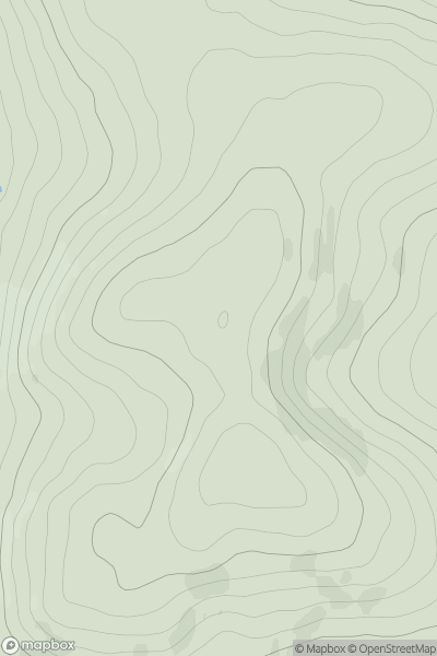 Thumbnail image for Cleuchhead Hill showing contour plot for surrounding peak