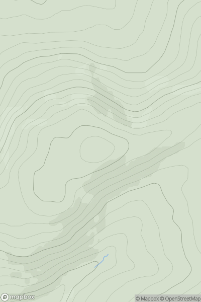Thumbnail image for Smyrton Hill showing contour plot for surrounding peak