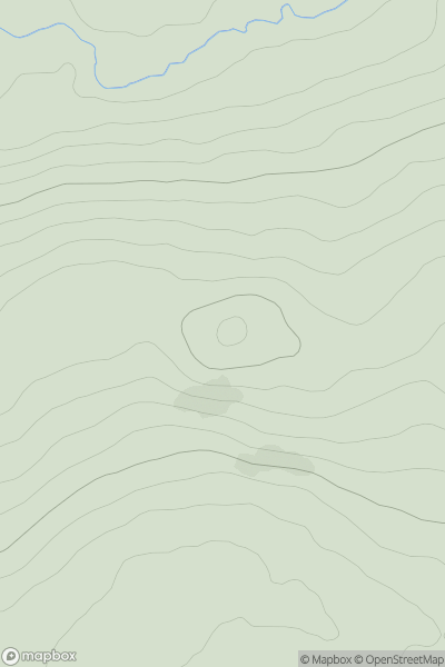 Thumbnail image for Fingland Hill (Meikle Bennan) showing contour plot for surrounding peak