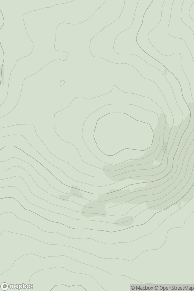 Thumbnail image for Benmeal showing contour plot for surrounding peak